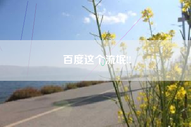 百度这个流氓!!