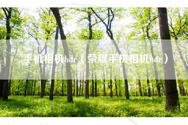 手机相机hdr（荣耀手机相机hdr）