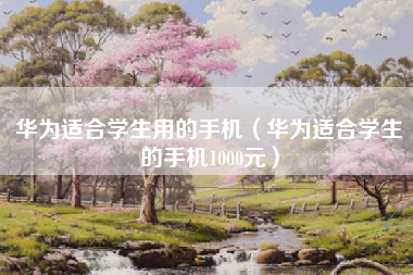 华为适合学生用的手机（华为适合学生的手机1000元）